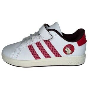 Adidas Minnie Mouse Girls Size 3 Sneakers Shoes Grand Court x Disney Low IH6310
